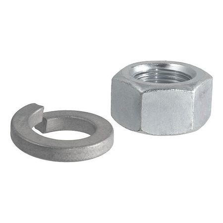 Curt Replacment Trailer Ball Nut/Washer, 1" Shnk 40104