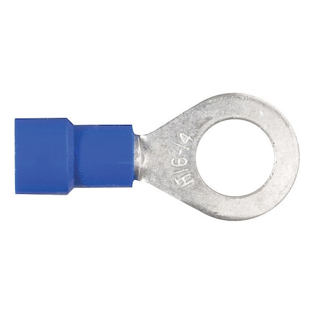 Curt Rng Terminals, 16-14 Wire, 1/4" Stud, PK100 59522