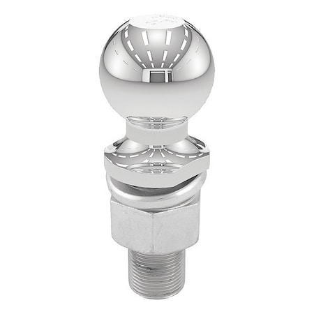 Curt Trailer Ball, 1-1/4"x3" Shnk, Chrm, 2-5/16" 40022