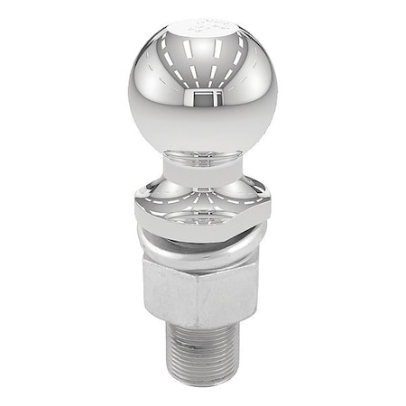 Curt Trailer Ball, 1-1/4"x3" Shnk, Chrm, 2-5/16" 40076
