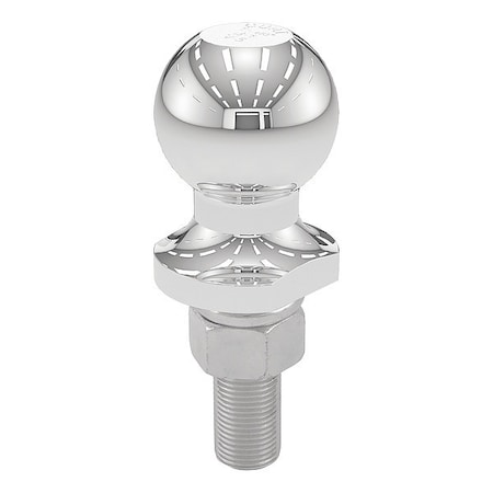 Curt Trailer Ball, 3/4"x2-1/8" Shank, 1-7/8" 40063