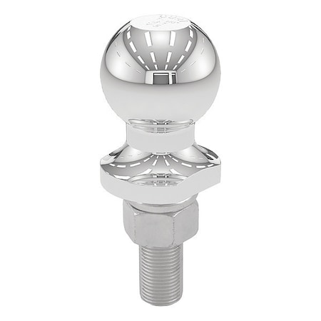 Curt Trailer Ball, 3/4"x2-1/8" Shnk, 1-7/8" 40015