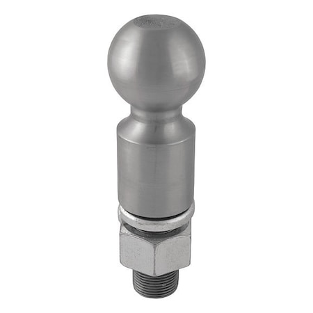 Curt Trailer Ball, 1-1/4"x2-5/8" Shnk, 2-5/16", Material: High-Strength Raw Steel 40087