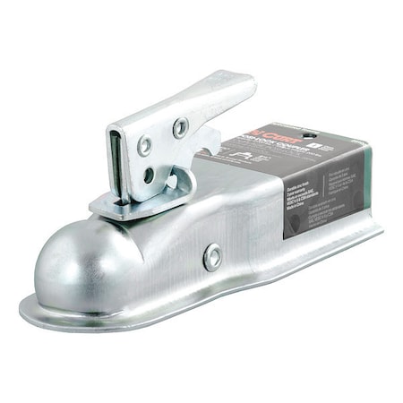 Curt Strght-Tongue Coupler w/Posi-Lck, 1-7/8" 25105