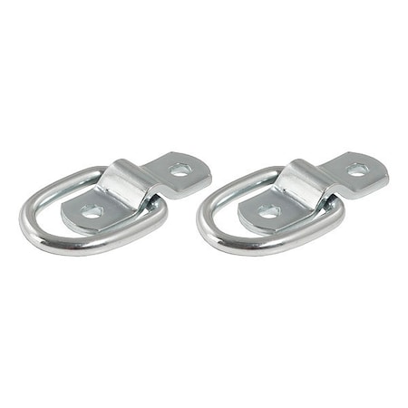 Curt Surface-Mntd TieDown D-Rng, Clr, 1"x1-1/4" 83731