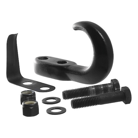 Curt Tow Hook w/Hardware, 10,000 lb., Black,  22411