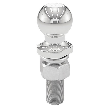 Curt Trailer Ball, 1"x3" Shank, 1-7/8" 40017