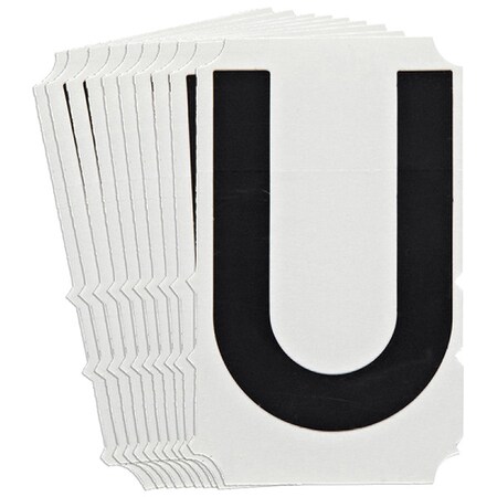 Brady LetterLabel, 6-3/4inH, 4-3/8inW, PK10 5180P-U