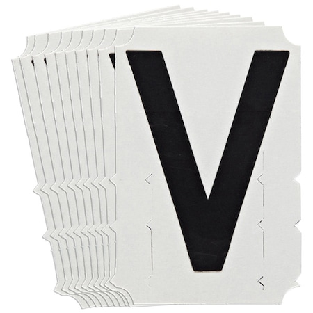 Brady LetterLabel, 6-3/4inH, 4-3/4inW, PK10 5180P-V