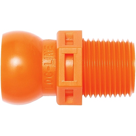 Loc-Line Connector, 3/8 In, Pk4 51804