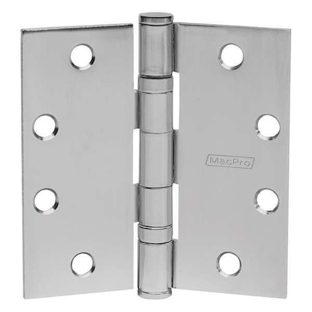 MCKINNEY 2-1/4" W x 4-1/2" H Satin Stainless Steel Door and Butt Hinge 4 1/2X4 1/2 MPB91 32D