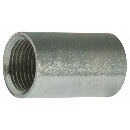 Raco Threaded Coupling Coupling, 1/2 in, Steel, Plain 1852-25