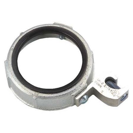 Raco IMC Bushing, 1 in, Threaded, Iron, Zinc Plated, Gray 1264DC