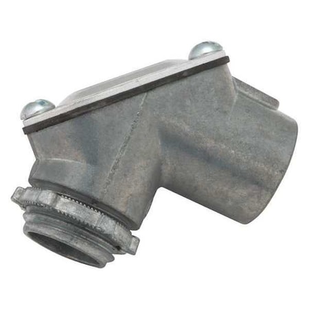 Raco Pulling Elbow, 1" Hub Size, Zinc, Flat Back 2664RAC