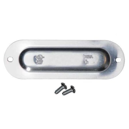 Raco Conduit Body Cover, 1-1/4" Hub Size, Steel SSC125