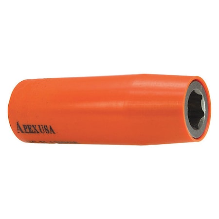 Apex Tool Group 3/8 in Drive Socket with U-Guard Standard Socket, Urethane Covered, Metric, Standard, 13mm, 2 UG-M-13MM23