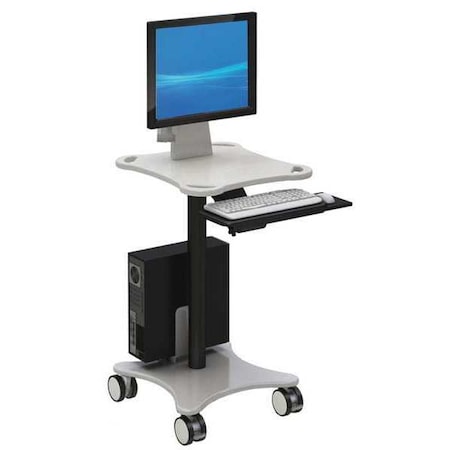 Afc Industries Anti-Microbial Cart, Gray, 60-29/32" H PC900-114