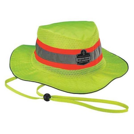 Ergodyne Cooling Hat, Lime, Solid, S/M Size 8935MF