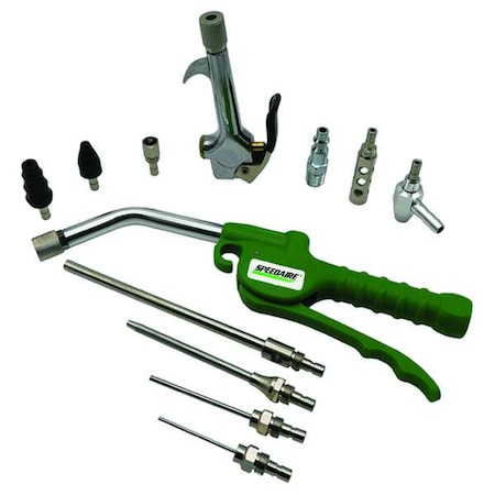 Speedaire Pistol Grip Air Gun Kit, 1" Extension 52CF84