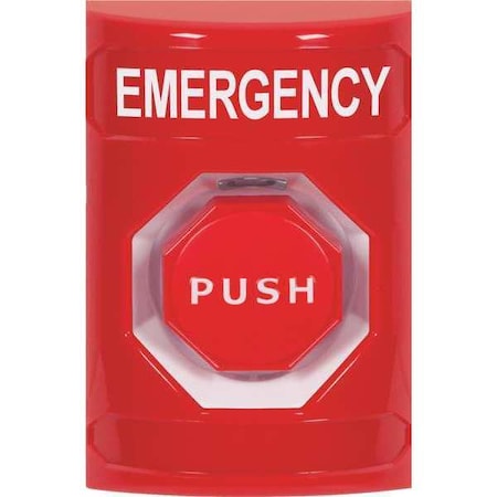 Safety Technology International Emergency Push Button, Red, SPDT Relay SS2002EM-EN