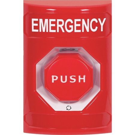SAFETY TECHNOLOGY INTERNATIONAL Emergency Push Button, Red Button, SPDT SS2009EM-EN