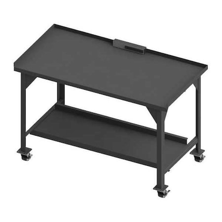 Durham Mfg Mobile Workbench, 4000 lb., 39-9/16" H DWBM-3072-BE-PS-95