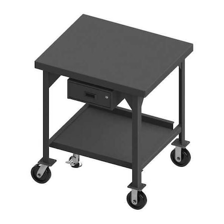 Durham Mfg Workbenches, Steel, 36" W, 41-1/8" Height, 4999 lb., Straight HDWBMFL-3036-6PH-177-95