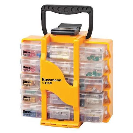 Eaton Bussmann Automotive Fuse Kit, ATC, ATM, ATM-LP, FMX, MAX Series, 275 Fuses Included, 2 to 100A, Not Rated Fuse-Caddy1