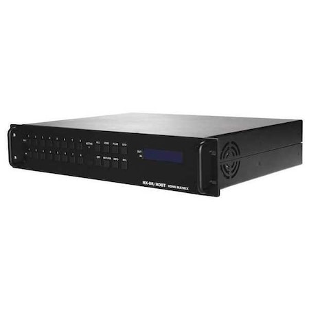 Zigen HDMI Switch, Black, 16 Ports HX-88/HDBT CHASSIS (empty)