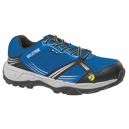 Wolverine Men's Hiker Shoe, 7 1/2, Composite Toe, 3 1/2 in H, Blue, 10669 W10669 7.5M