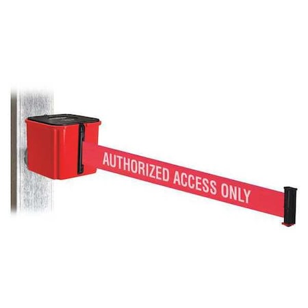 Retracta-Belt Belt Barrier, Red Belt, 20 ft. Belt L WH412RD20-AAO-MM
