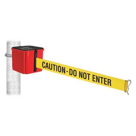 Retracta-Belt Belt Barrier, Red, Caution Do Not Enter WH412RD15-CAU-HC