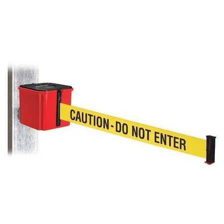 Retracta-Belt Belt Barrier, Red, Caution Do Not Enter WH412RD30-CAU-MM