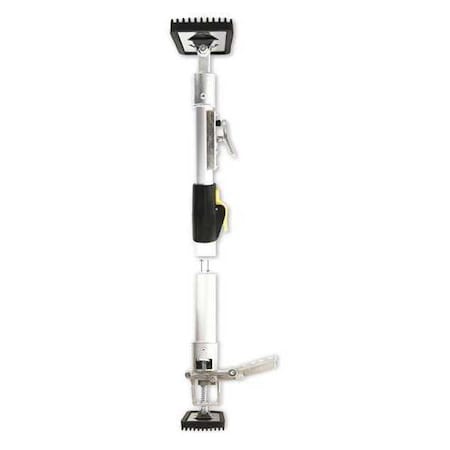 E-Z Up Dust Containment Pole, Silver, 16 ft.H, PK2 54736