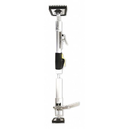 E-Z Up Dust Containment Pole, Silver, 20 ft.H, PK2 54738