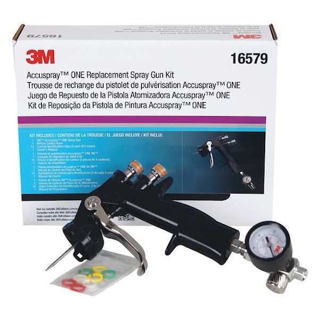 3M HVLP Spray Gun, 1/4" Air Inlet 16579