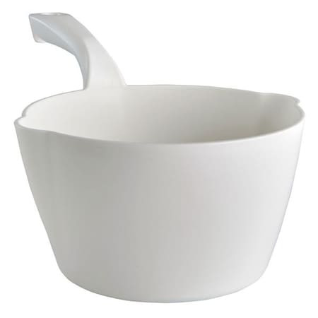 Vikan Large Hand Scoop, White, 13" L, 8-1/4" W 56825