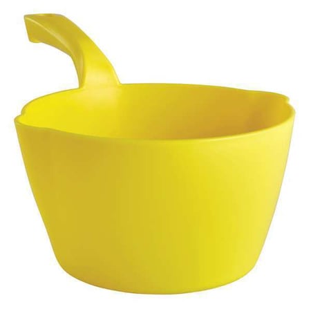Vikan Large Hand Scoop, Yellow, 13" L, 8-1/4" W 56826