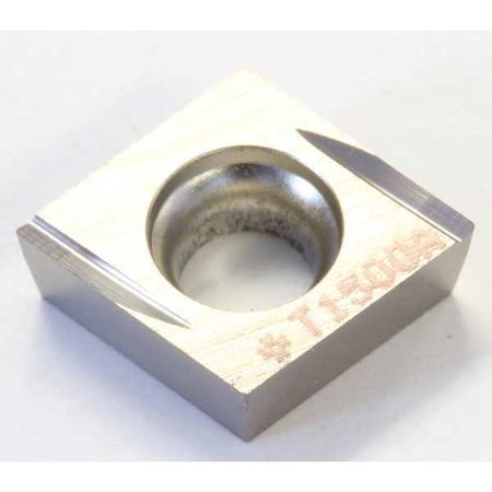 Sumitomo Diamond Turning Insert, Diamond, 3, CCGT, .5, Cermet CCGT32.50.5RFX-T1500A