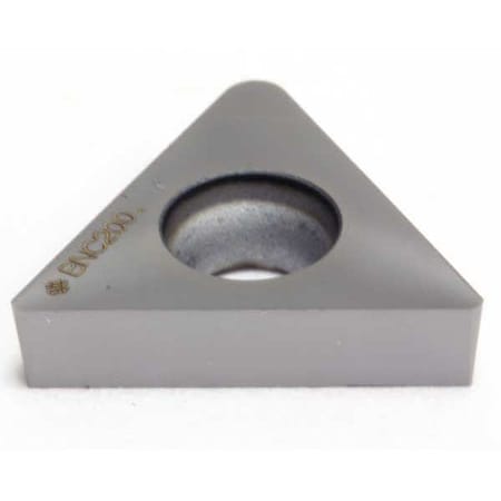 Sumitomo Triangle Turning Insert, Triangle, 3/8 in, TCGA, 0.0312 in, CBN 3NUTCGA32.52-BN7000