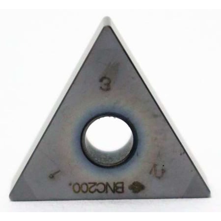 Sumitomo Triangle Turning Insert, Triangle, 3/8 in, TNGA, 0.0468 in, CBN 6NCTNGA333-BNC300