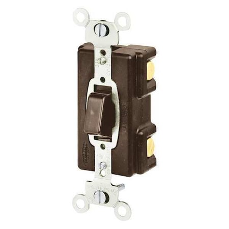 Bryant Wall Switch, 20A, 3-Way Type, Press Style 4983