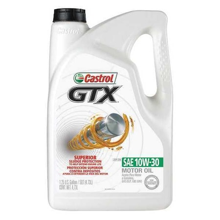 Castrol Motor Oil, 10W-30 SAE, 5 Qt. 03093