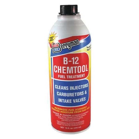 BERRYMAN PRODUCTS B-12 Chemtool Carburetor Cleaner, 15 fl oz Can, Solvent Based 0116