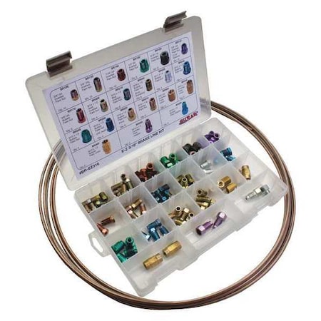 Sur&R Brake Line Repair Kit, 3/16" Tube Sz BR-EZ316