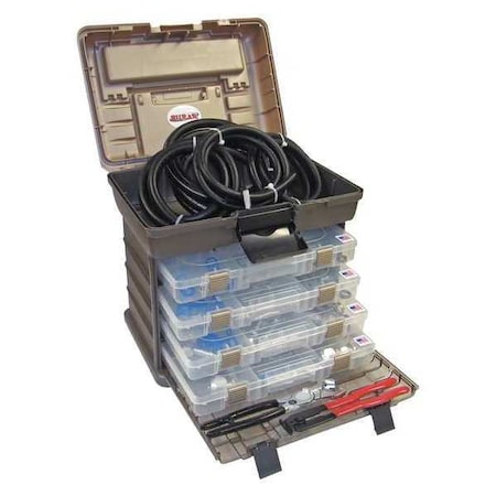 Sur&R A/C Line Repair Kit, Includes 87 Pieces AC1387