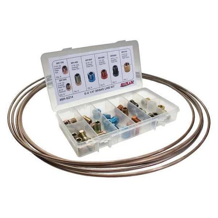 Sur&R Brake Line Fitting Kit, 1/4" Tube Size BR-EZ14