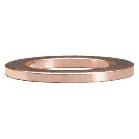 Sur&R Brake Line Washer, Copper, 7/16" Tube, PK10 BRC137