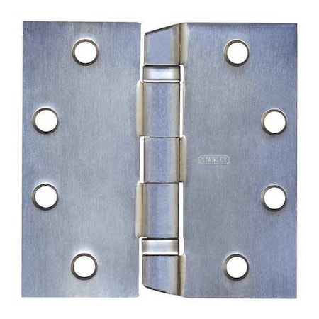 Best Door and Butt Hinge, Steel, Full Mortise Mounting, 1 13/16 in Leaf W x 4 1/2 in Leaf H 68856