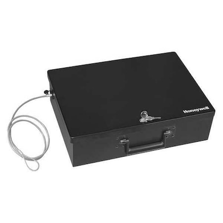 Honeywell Fire Rated Security Box, with Keyed 9.1 lb, 0.48 cu ft, Steel 6109